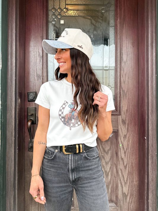 ABN Checkered Bronc Rodeo T-Shirt