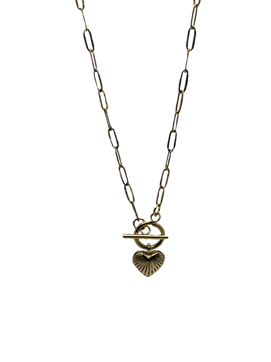 12/12 STUDIOS | Heart Link Necklace