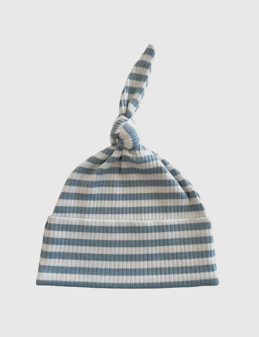 Dusty Blue Stripe Beanie