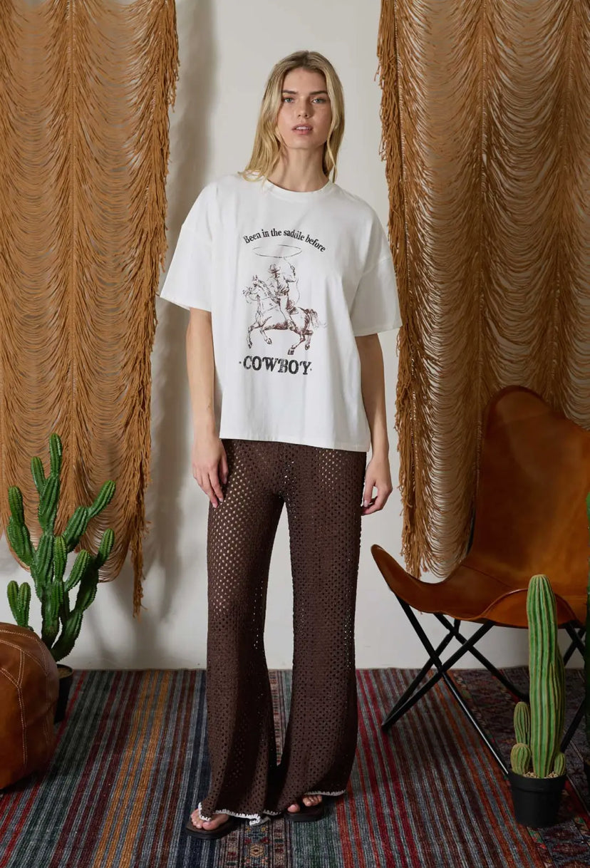 Been in the Saddle Tee | Ivory