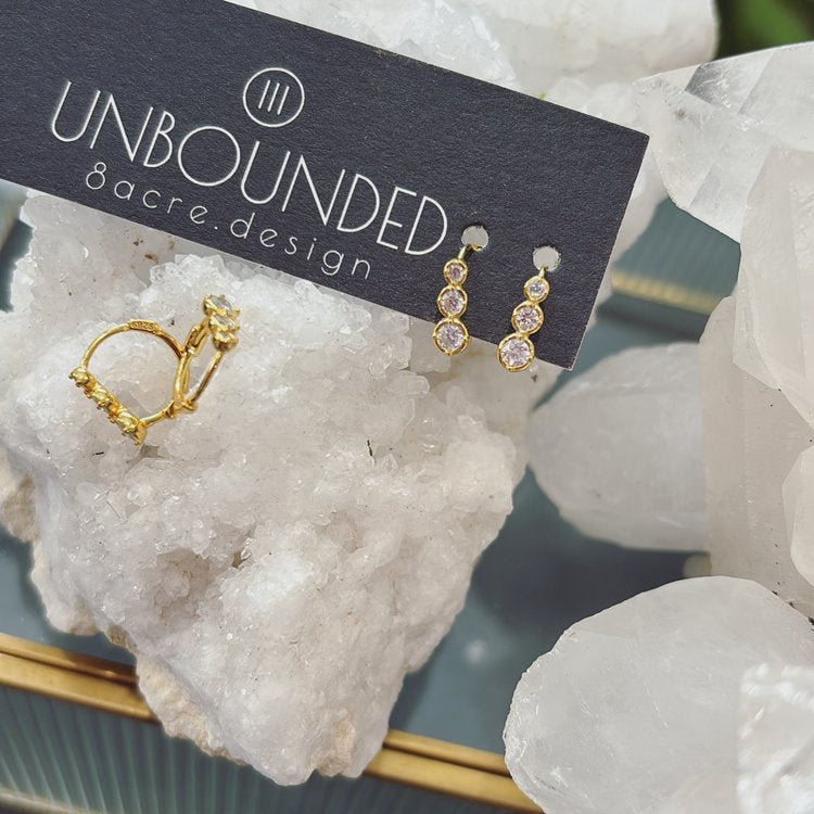 UNBOUNDED | Trinity Hoop Earrings