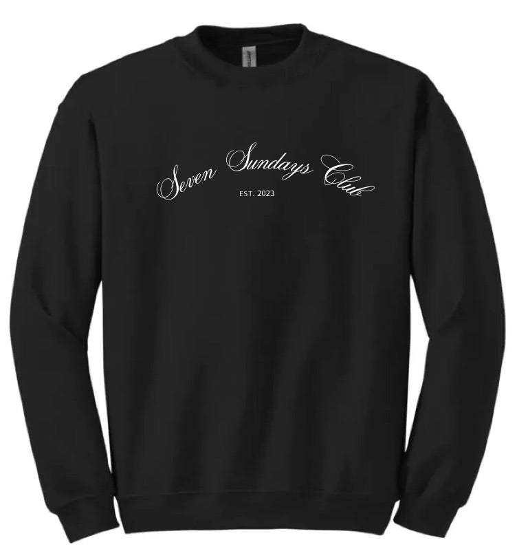 Seven Sundays Crewneck | Multiple Colour Options