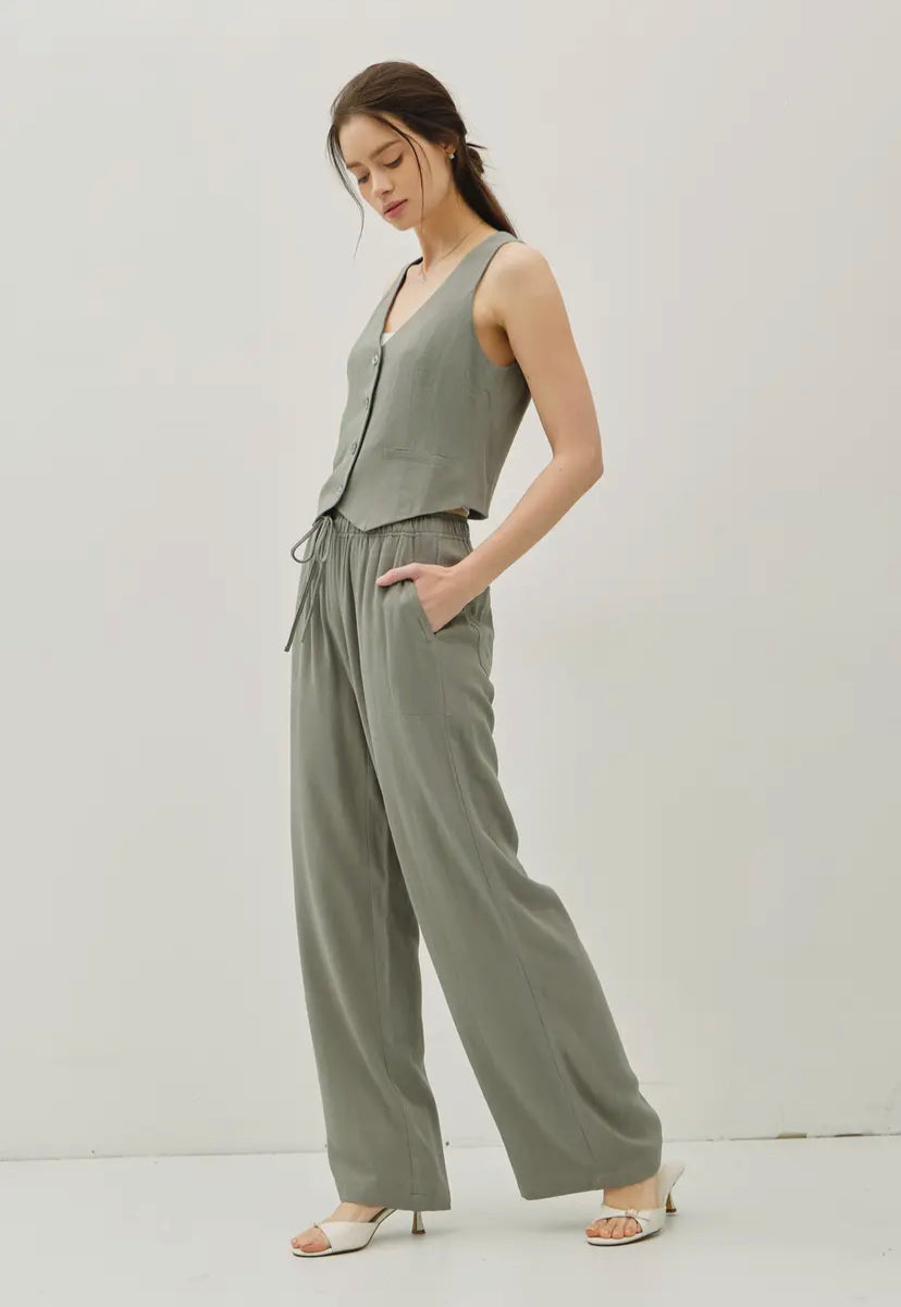 Keaton Linen Vest