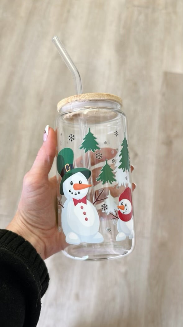 Christmas Glass Cans | 5 Options