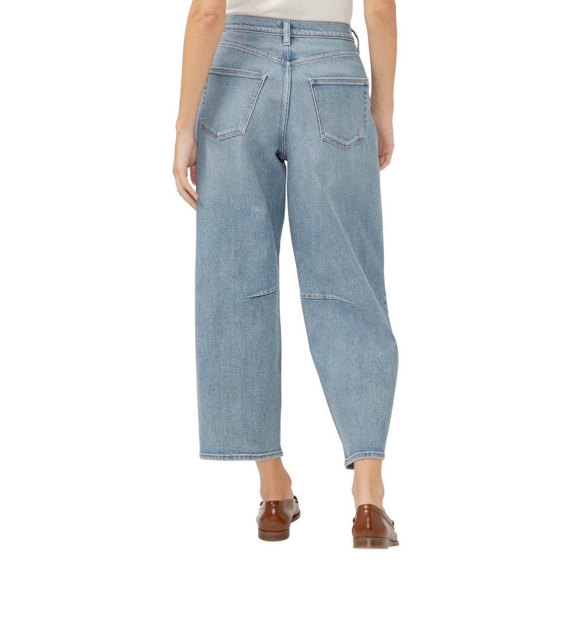 SILVER JEANS | Barrel Leg Ankle Jeans AGR278