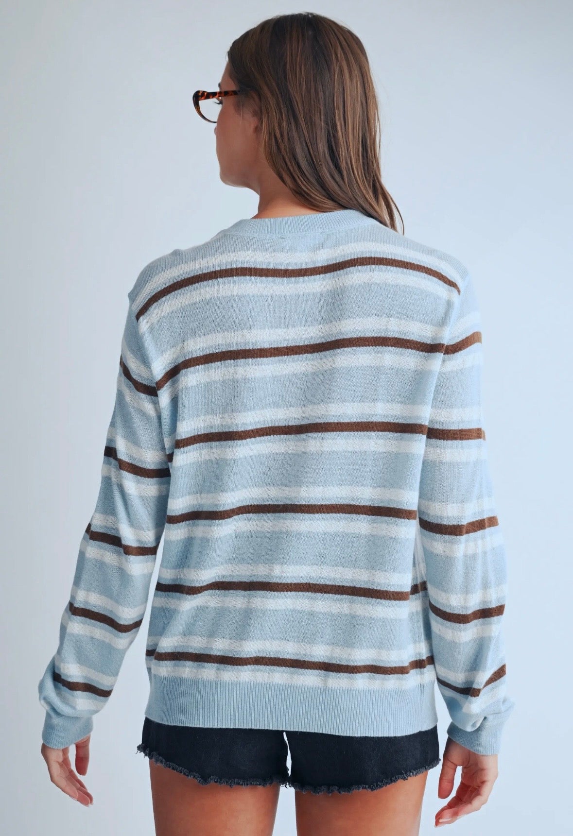 Coastal Striped Long Sleeve | Sky