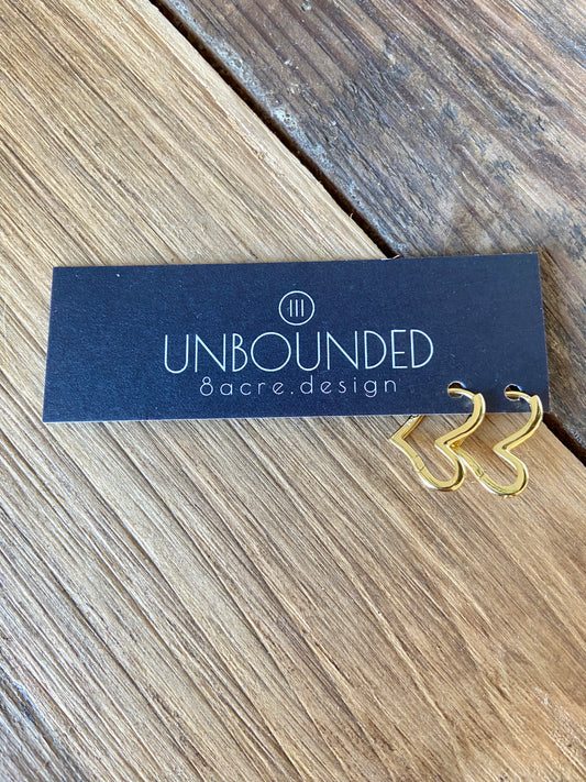 UNBOUNDED | Heart Hoop Earrings