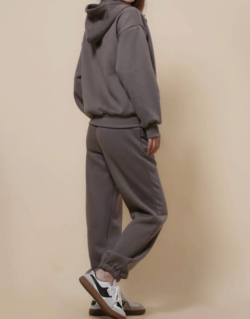 Homestyle Hoodie & Pant Set | Khaki