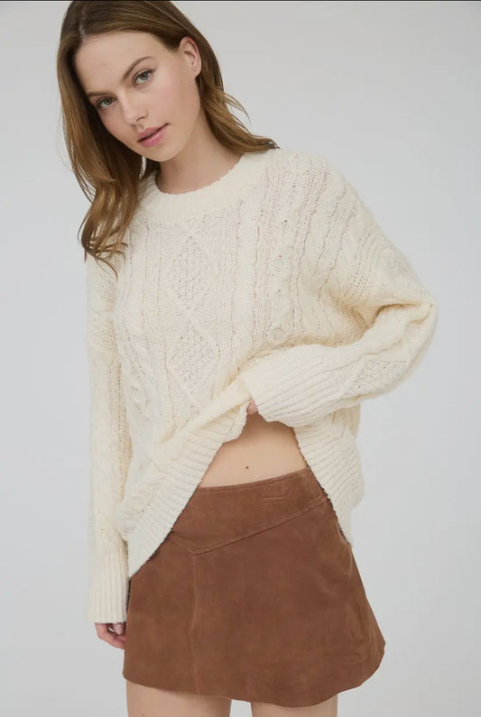 Elm Cable Knit | Cream