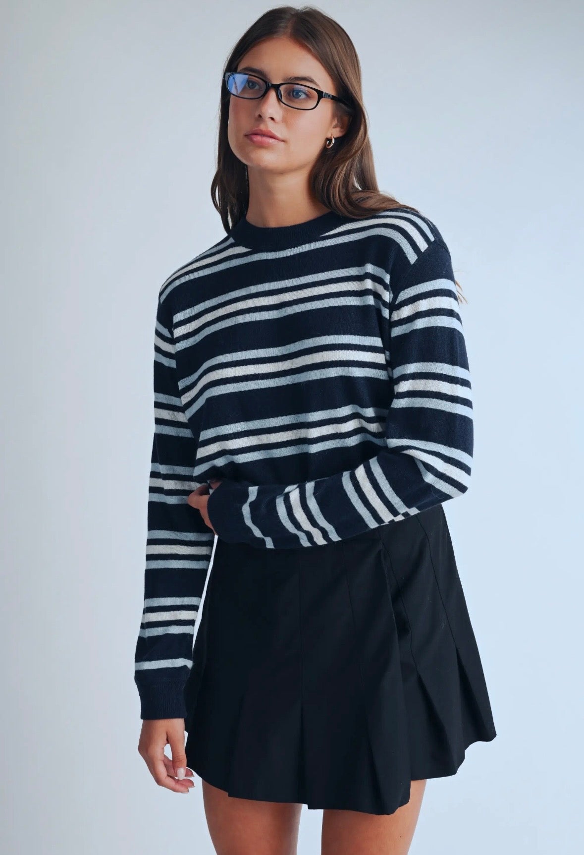 Coastal Striped Long Sleeve | Navy