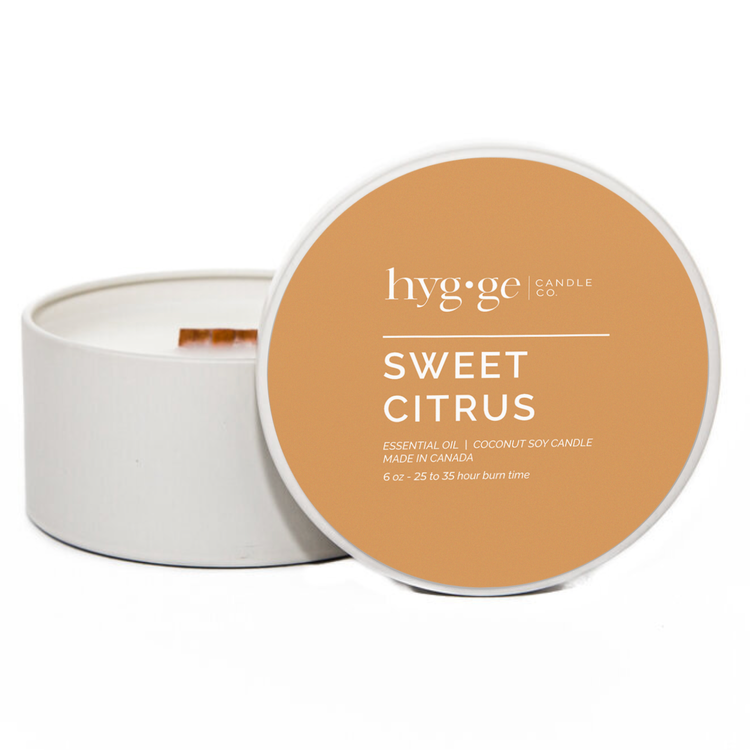 Sweet Citrus Hygge Candle | 6oz & 9oz Size Options