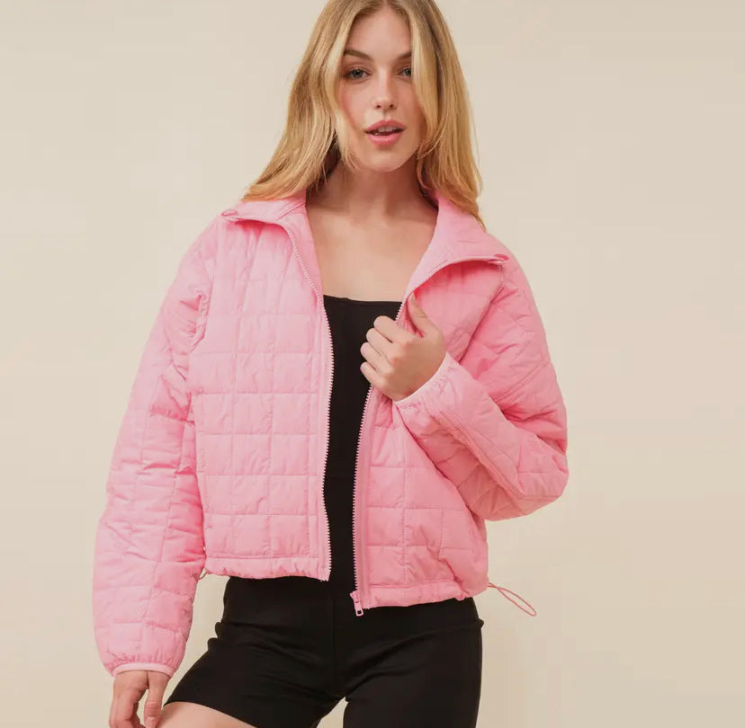 Kerez Quilted Zip-Up