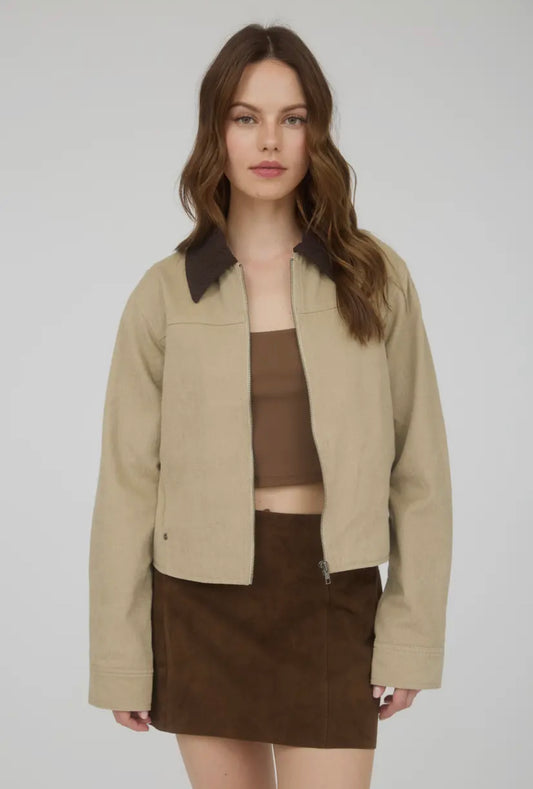 Greer Barn Jacket | Khaki