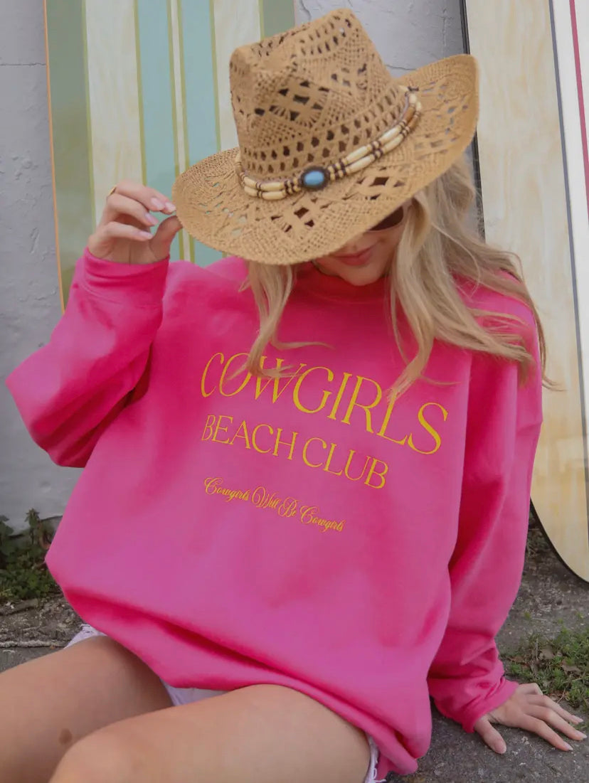 Cowgirls Beach Club Sweatshirt