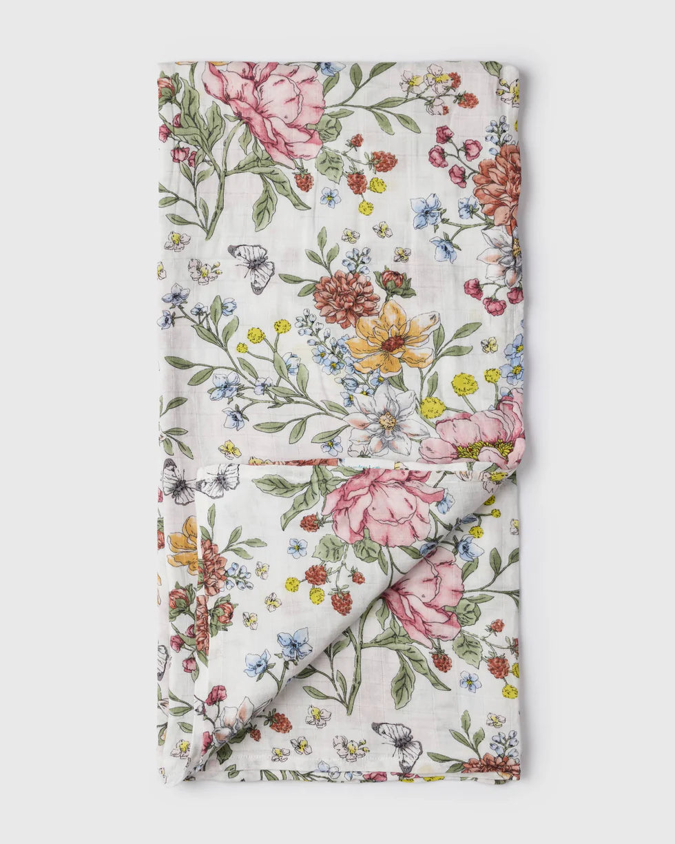LOULOU LOLLIPOP | Muslin Swaddle | Secret Garden