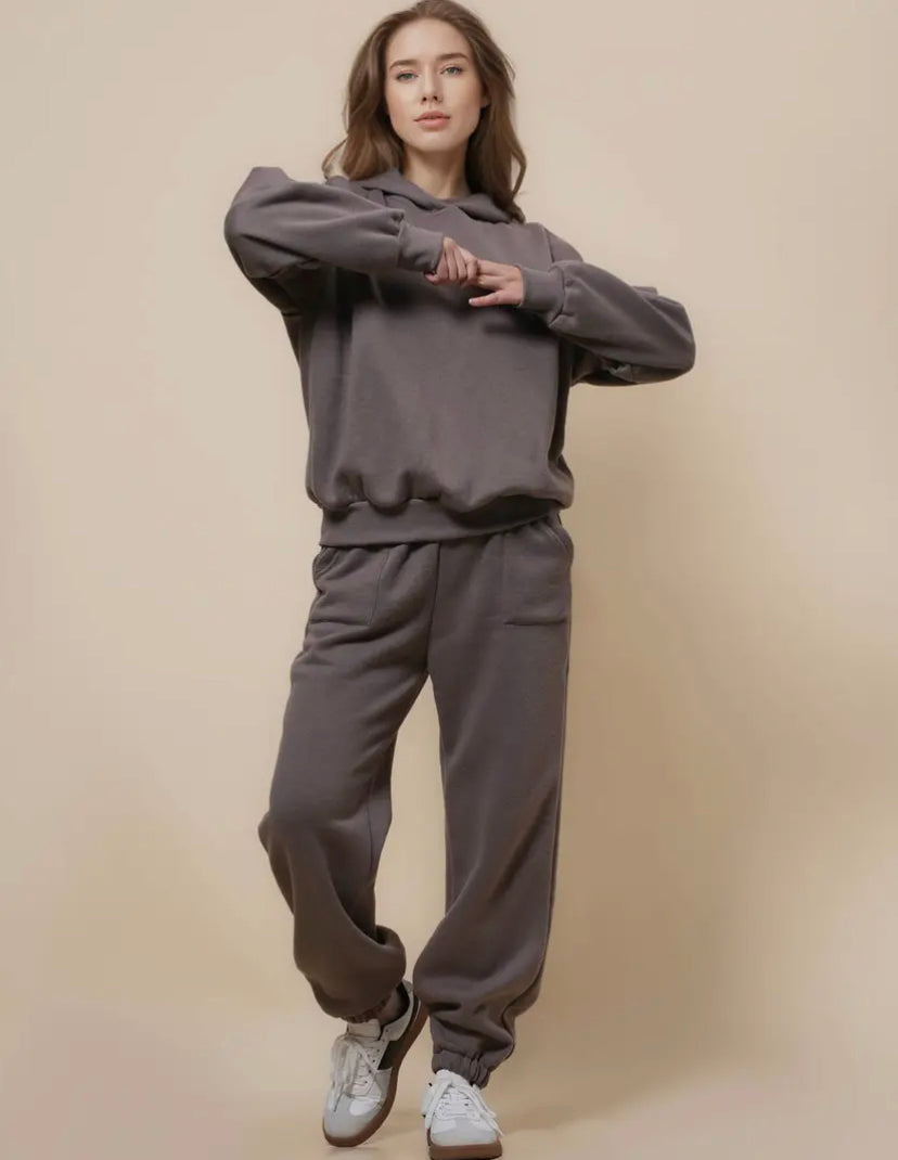 Homestyle Hoodie & Pant Set | Khaki