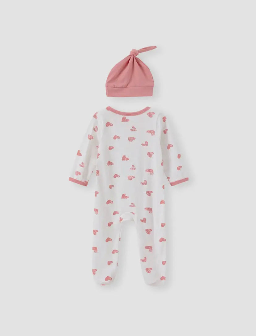 Heart Onesie Set
