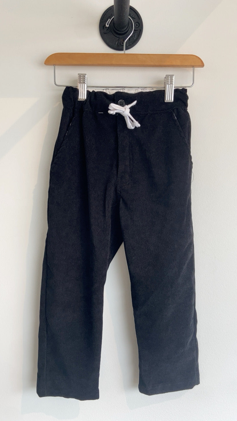 Drawstring Chino Pants | Black & Olive Colour Options