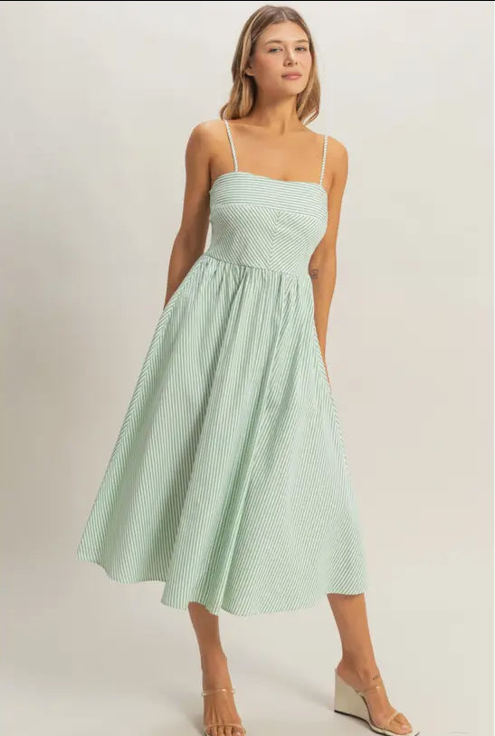 Lunette Dress | Sage Green