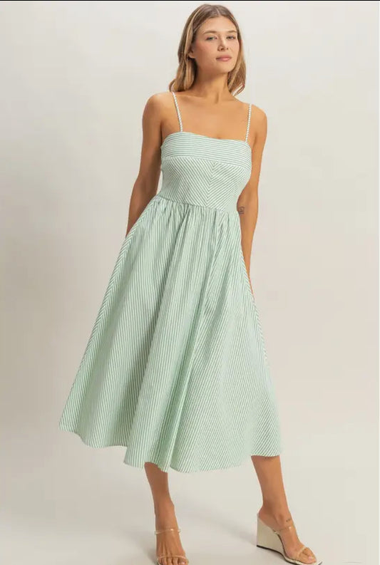 Lunette Dress | Sage Green