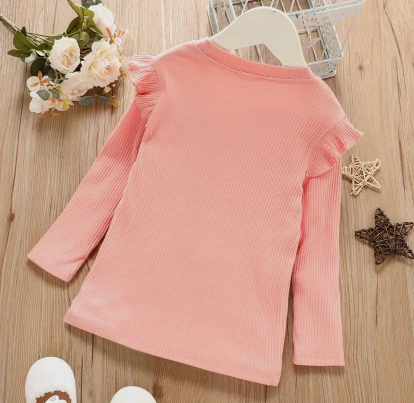 Ruffle Detail Long Sleeve