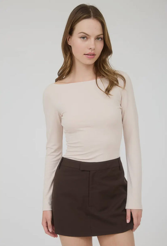 Markova Top | Light Khaki