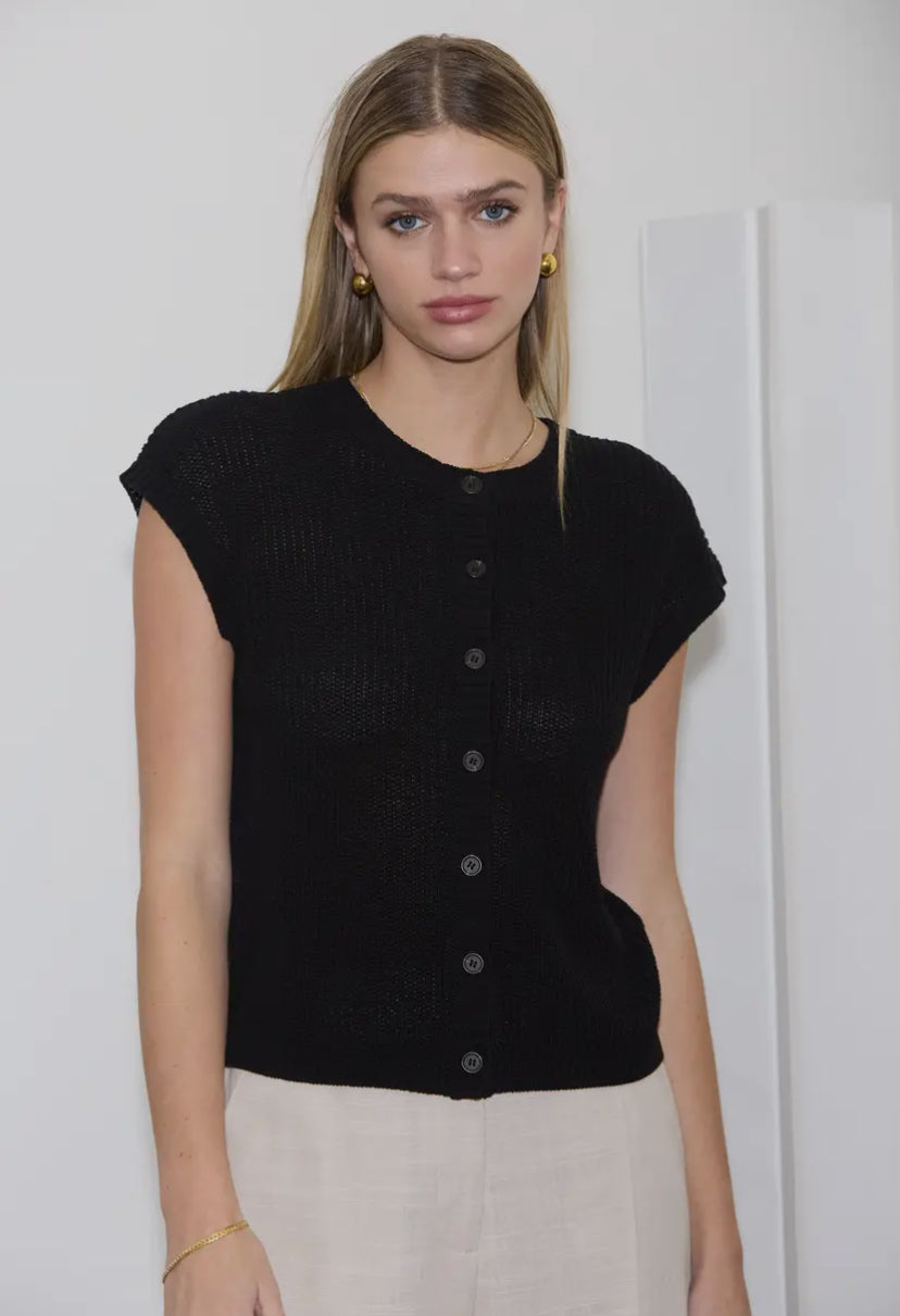 McKinley Knit Top | Black