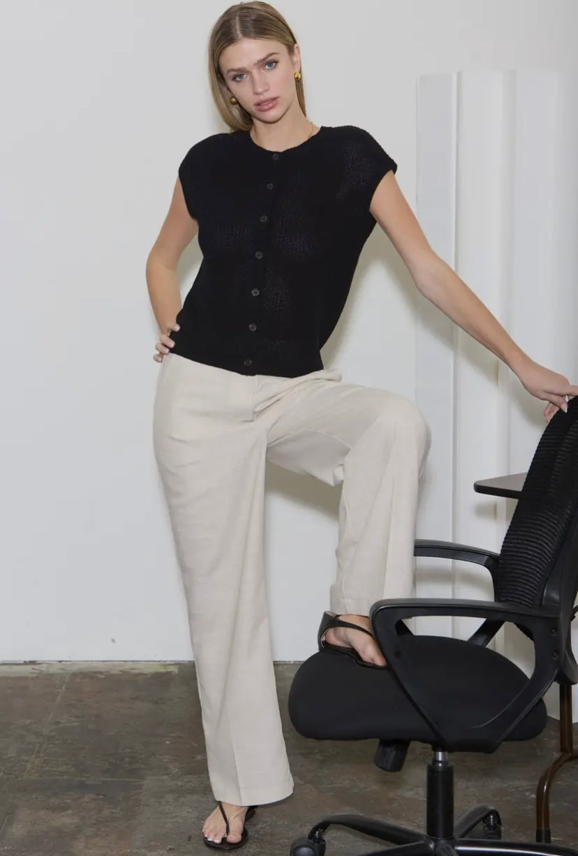 McKinley Knit Top | Black