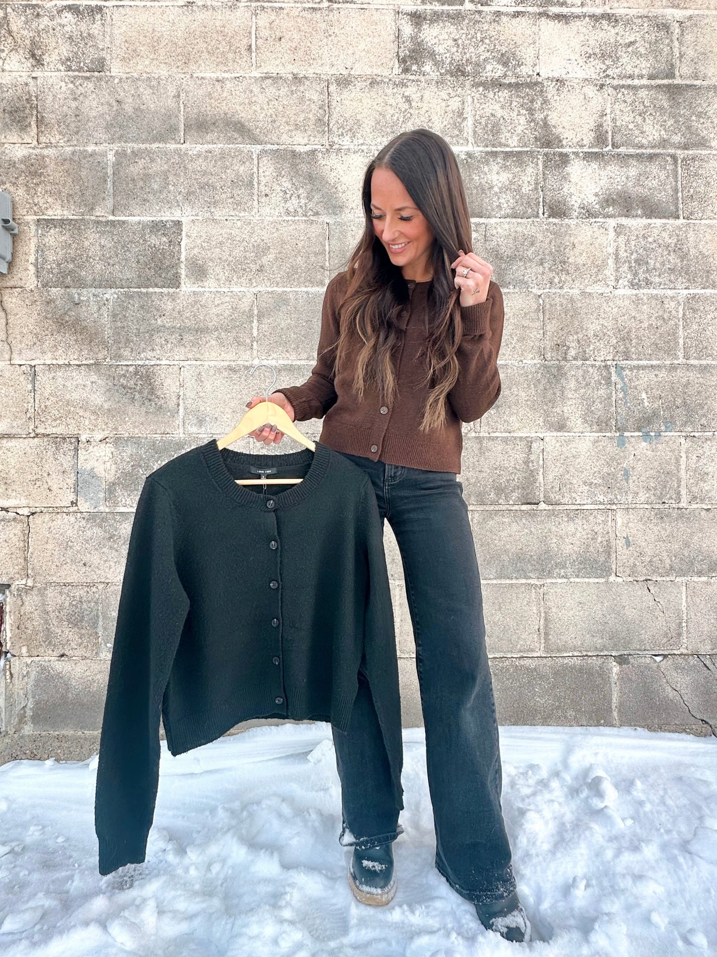 Heritage Cardi Sweater | Black