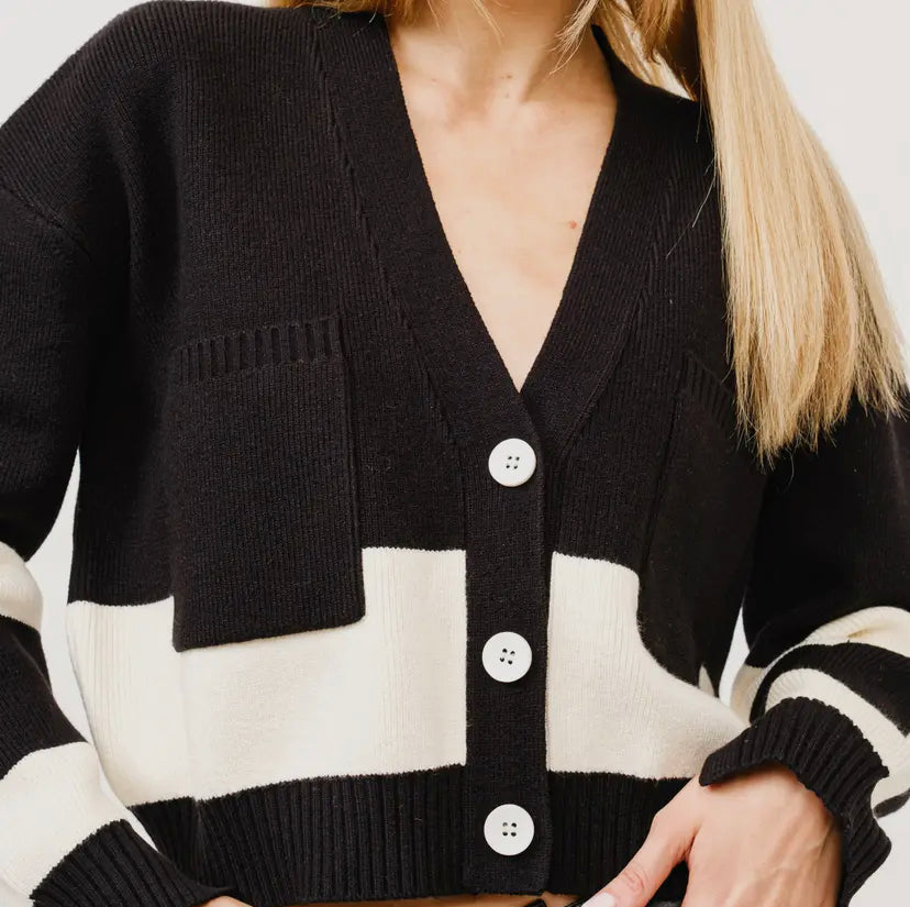 Valley Colour Block Cardi