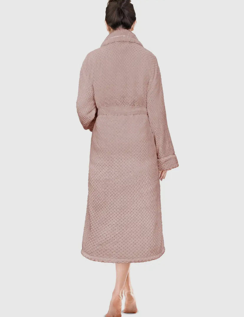Warm Embrace Satin Trim Robe | 2 Colour Options