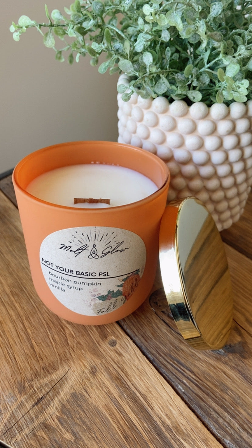 Melt & Glow | Not Your Basic PSL | 10oz Candle