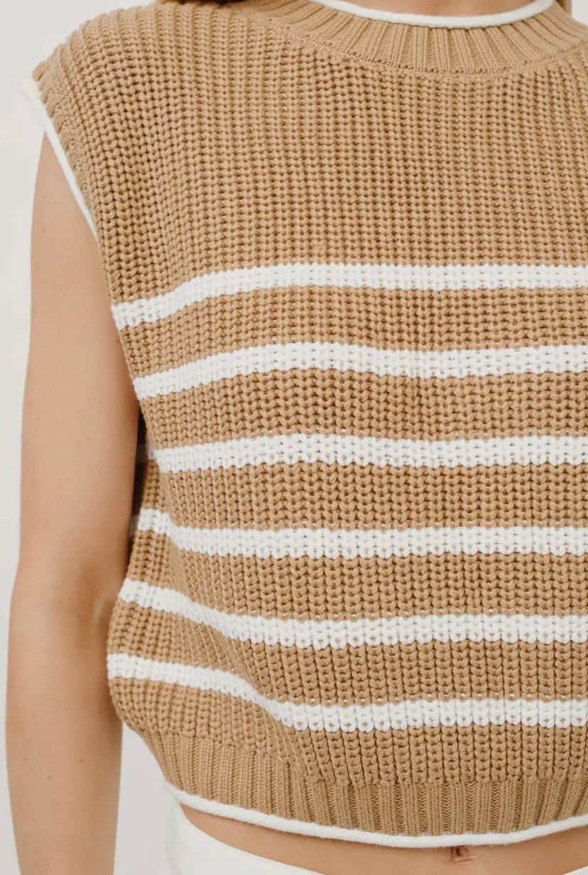 Nola Striped Knit Tank