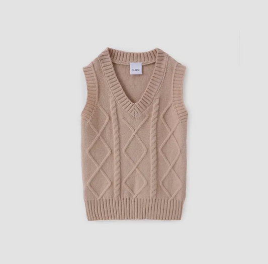 Cable Sweater Vest