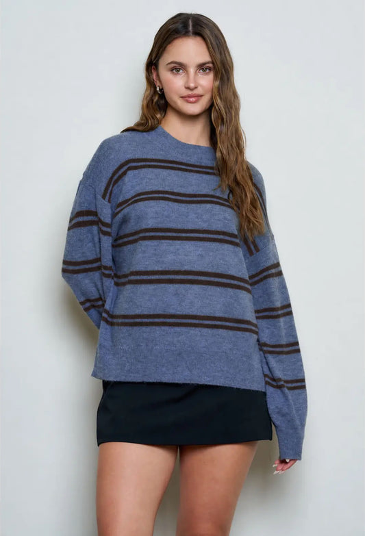 Shia Sweater | Dusty Blue