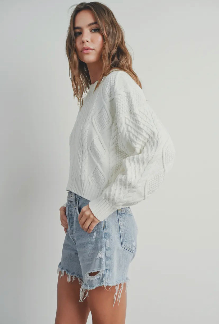 Peggy Cable Knit Sweater