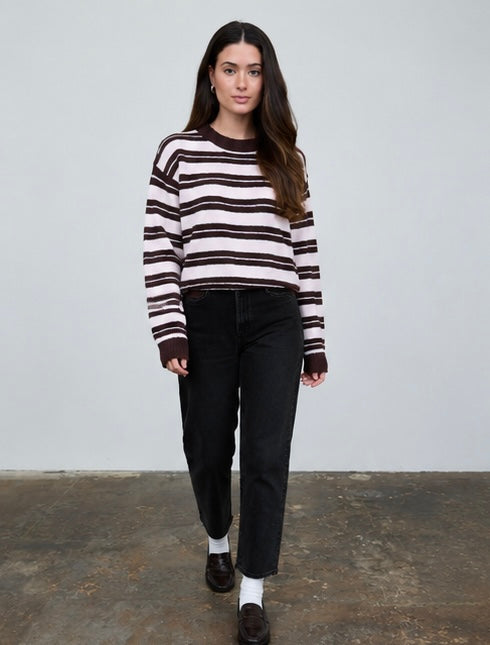 Montgomery Striped Knit | Brown