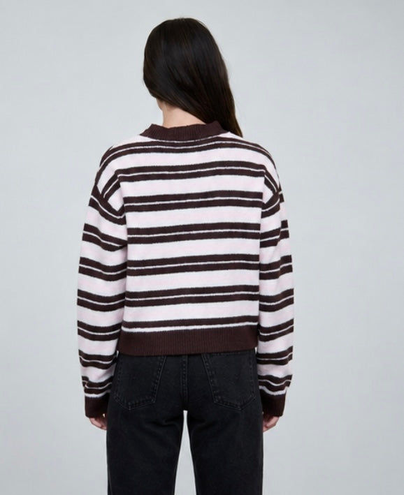 Montgomery Striped Knit | Brown