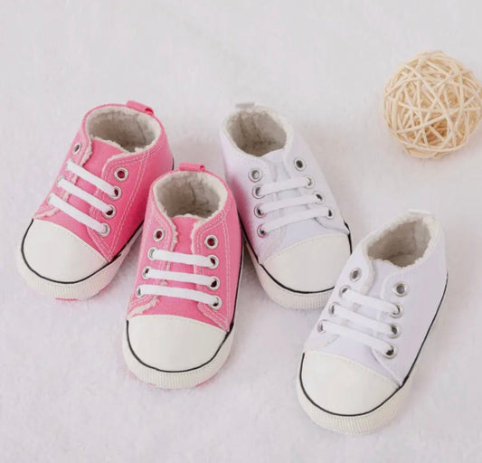 Fleece Lined Pre-walker Converse Shoes