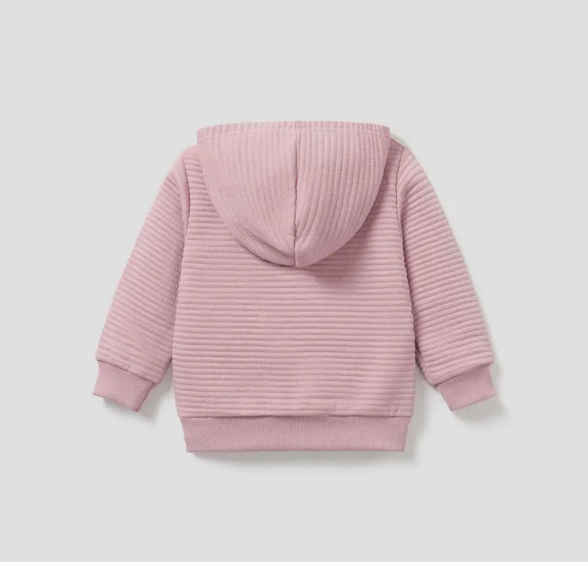 Ribbed Hoodie | Black & Pink Colour Options