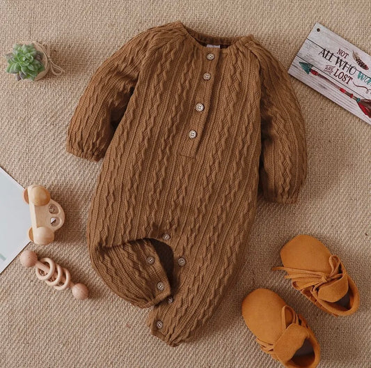 Knitted Cable Detail Onesie