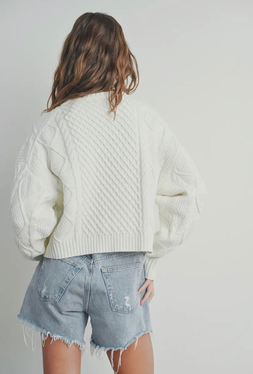 Peggy Cable Knit Sweater