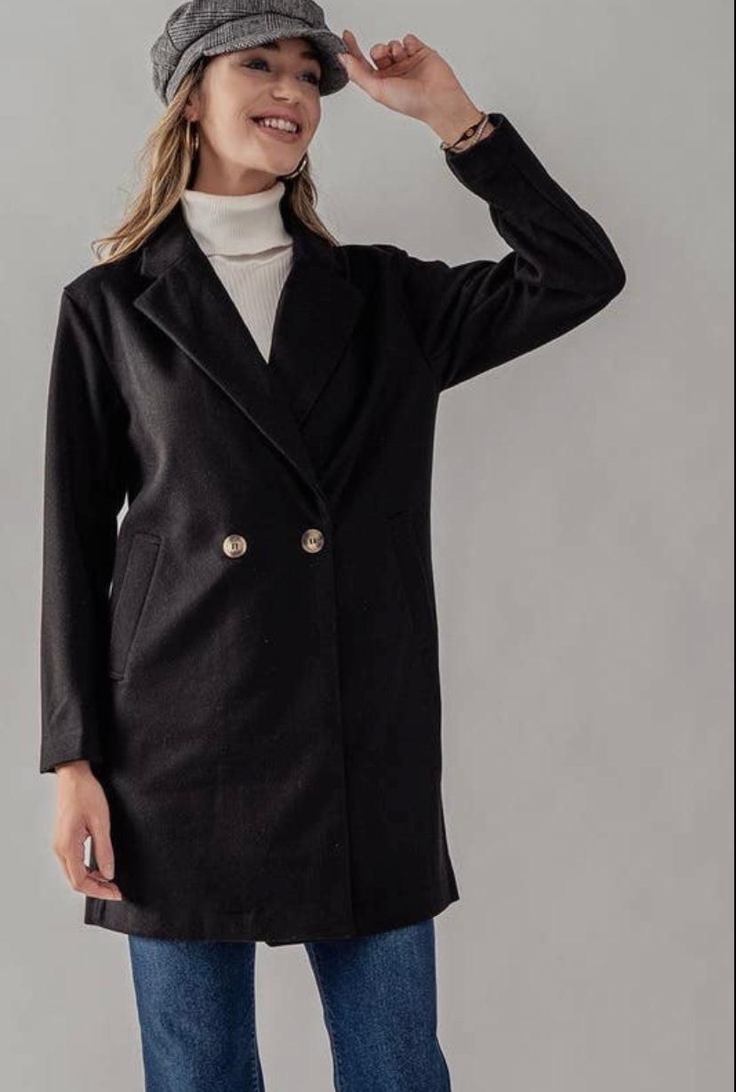 Della Collar Coat