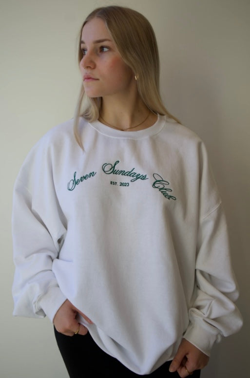 Seven Sundays Crewneck | Multiple Colour Options