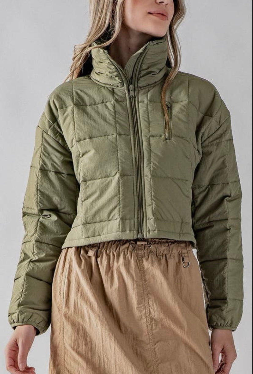 Saylor Cropped Puffer Jacket