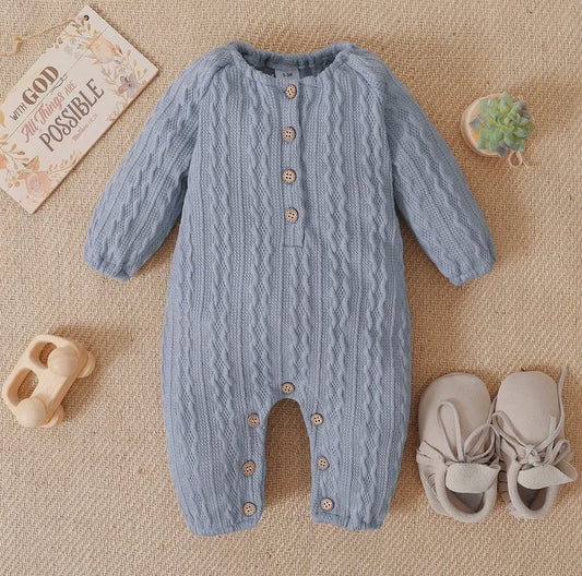 Knitted Cable Detail Onesie