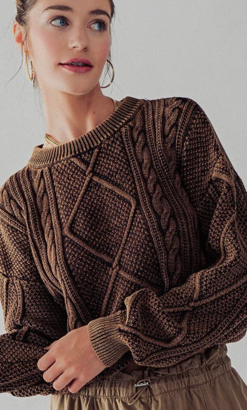 Sydney Cable Knit Sweater