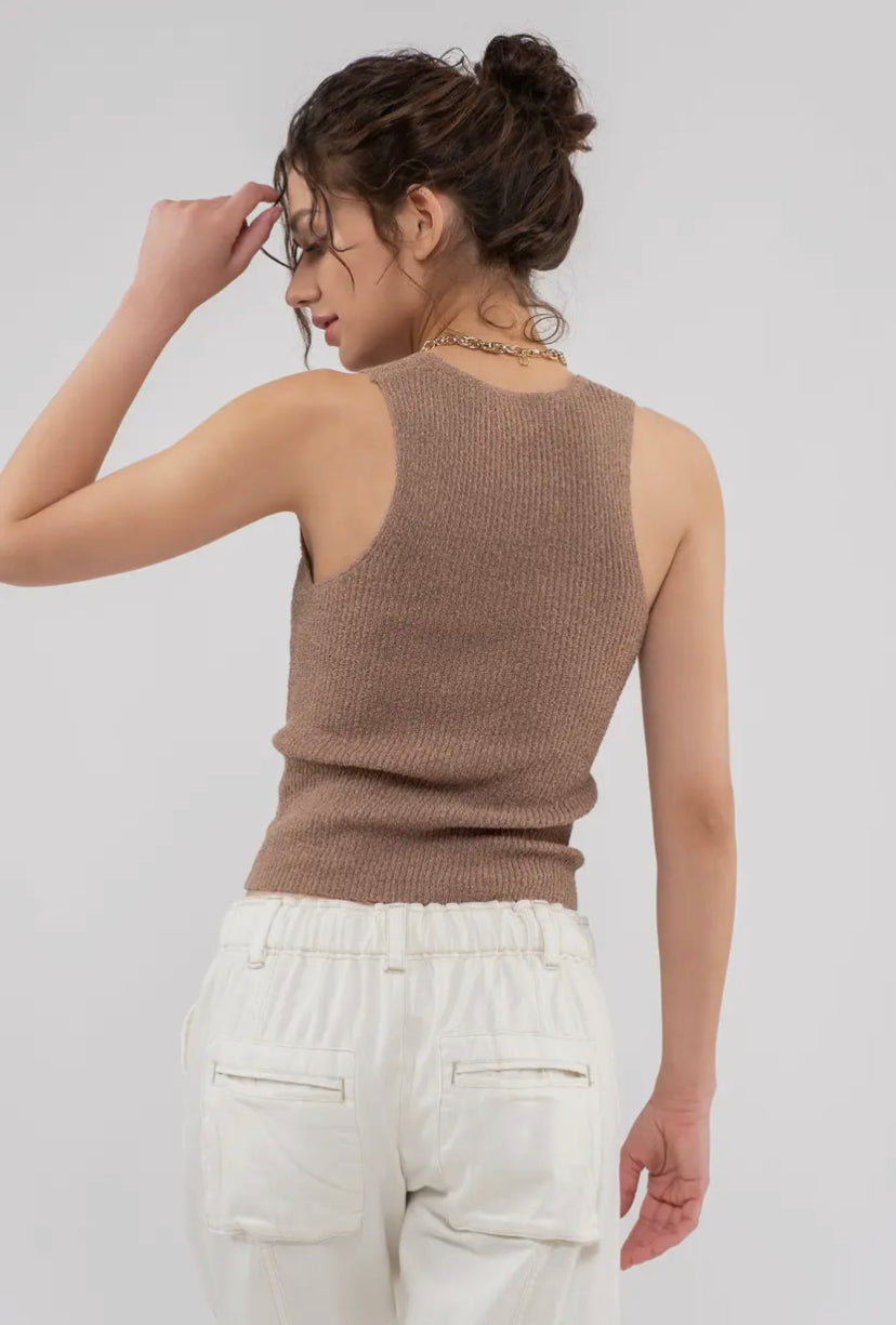 Shiloh Knit V Neck Tank