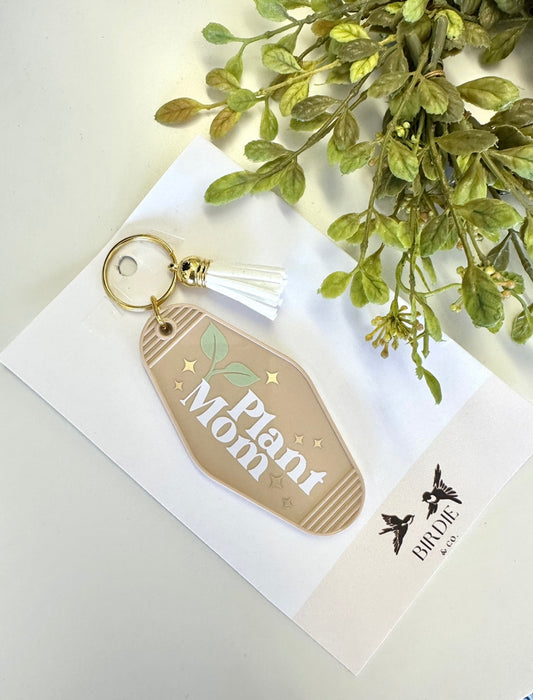 Plant Mom Keychain - 3 Colour Options