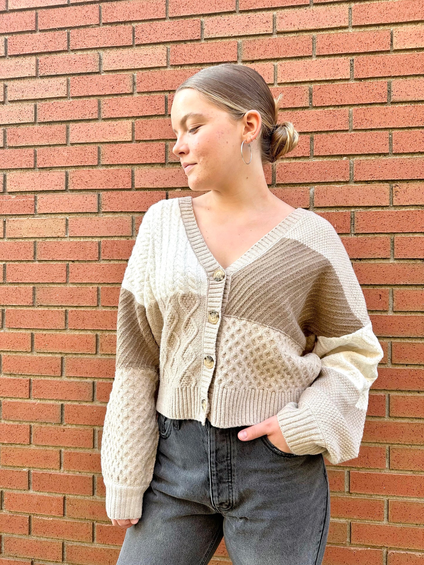 Ally Colourblock Cardi